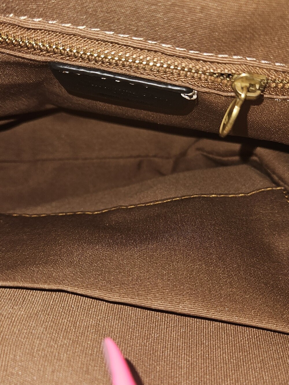 Accessorize Black & White Monogram Backpack - Picture 9 of 15